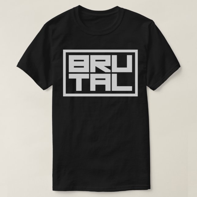Camiseta brutal 1 (Frente do Design)