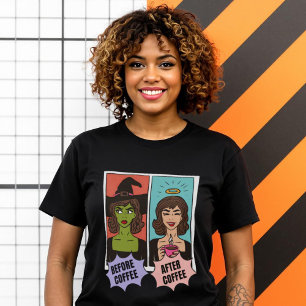 Camiseta Bruxa Antes Do Santo De Café Depois Da Arte Da Pop