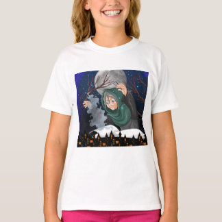 Camiseta Bruxa Assustadora & Casa Assombrada Halloween🌙