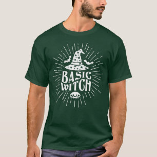 Camiseta Bruxa Básica Bruxa Bruxa Vibes Halloween Wit