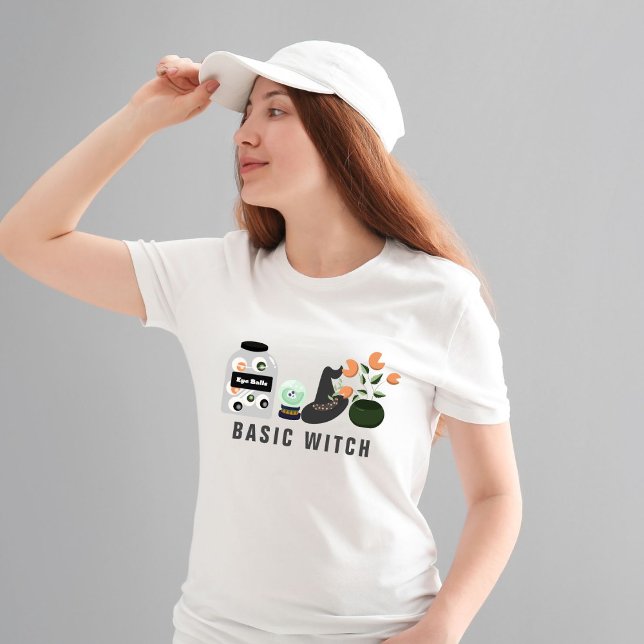 Camiseta Bruxa Básica Halloween (Criador carregado)