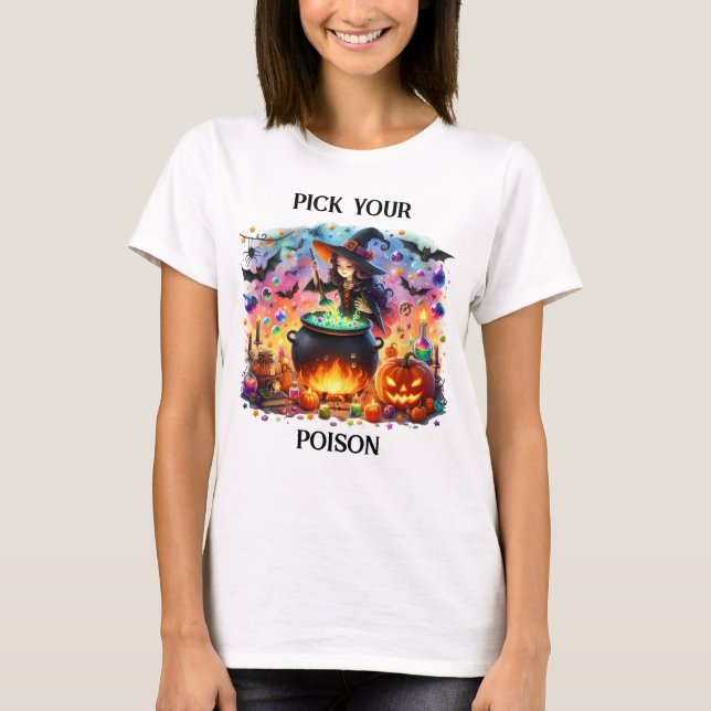 Camiseta Bruxa Bonita Stirring Cauldron (Frente)
