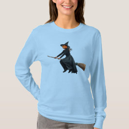 Camiseta Bruxa Cabeça de Abóbora