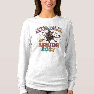 Camiseta Bruxa Caminho para a Formatura? Veterano 2027. #2