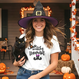 Camiseta Bruxa Caprichosa Mulher Halloween