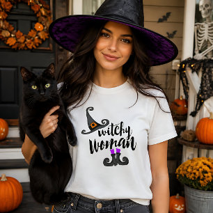 Camiseta Bruxa Caprichosa Mulher Halloween
