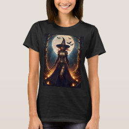 Camiseta Bruxa da Floresta Steampunk do Halloween