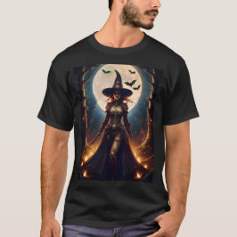 Camiseta Bruxa da Floresta Steampunk do Halloween