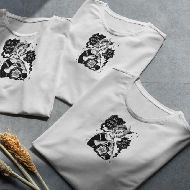 Camiseta Bruxa de Cristais Magicos (Criador carregado)