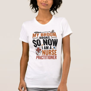 Camiseta Bruxa de Enfermeira Praticante Engraçada Roupa de