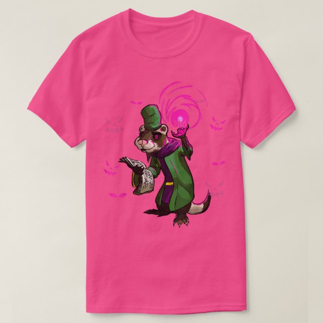 Camiseta Bruxa de Furões, Dia das Bruxas para garotinha 334 (Frente do Design)