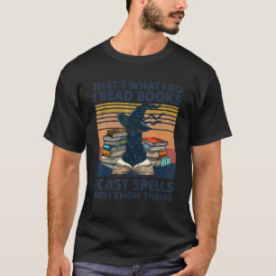 Camiseta Bruxa de Gato Negro É isso que eu faço