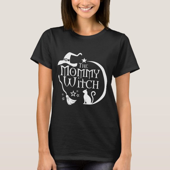 Camiseta Bruxa de Mamãe de Halloween (Frente)