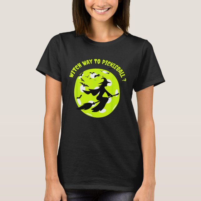 Camiseta Bruxa De Picklell No Halloween De Jogadores De Pic (Frente)