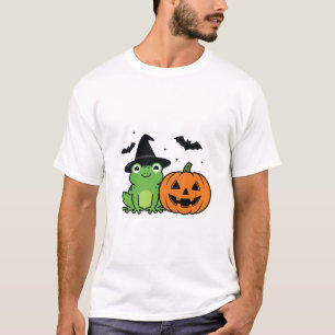 Camiseta Bruxa de Sapo Halloween Assustadora Coven de Anfíb