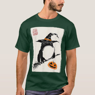 Camiseta Bruxa de Sapo Mal-Humorado Japonês Homens Mulheres
