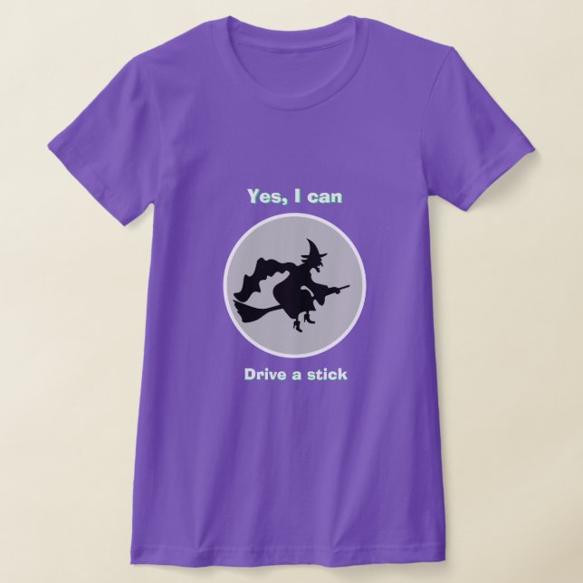 Camiseta Bruxa do Dia das Bruxas Sim Eu posso dirigir uma c (Postura )