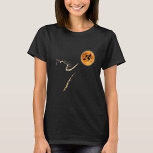 Camiseta Bruxa do Gato Pegando a Lua Fantasia de Gato de Ha