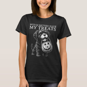 Camiseta Bruxa do Halloween Melhor Ter Guloseimas Engraçado