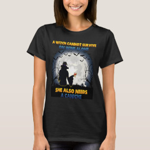 Camiseta Bruxa Do Vinho Ela Precisa De Uma Ideia De Hallowe