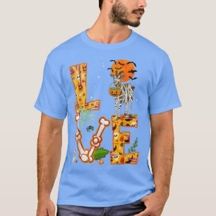 Camiseta Bruxa Engraçada Pumpkin Candy Halloween Goat Figur