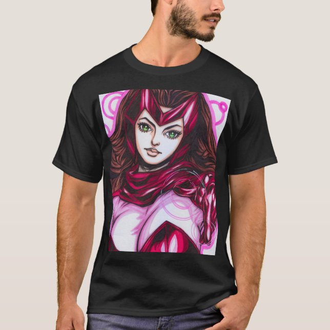 Camiseta Bruxa Escarlate ~ Wanda Maximoff (Frente)