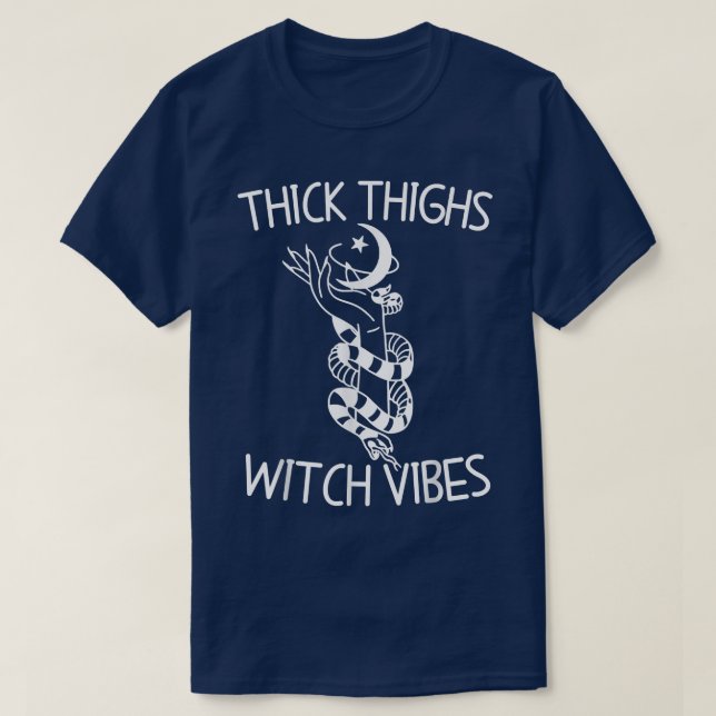 Camiseta Bruxa Espessa Vibes Witchy Halloween 920  (Frente do Design)