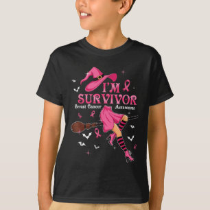 Camiseta Bruxa Eu Sou Uma Sobrevivente Halloween Conscienti
