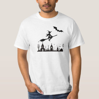 Camiseta bruxa, fantasmas