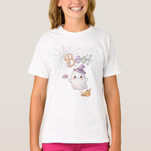 Camiseta Bruxa Fantasminha Fofa. Bu!