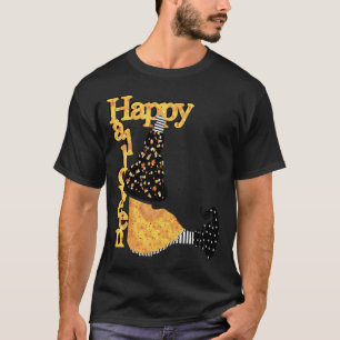 Camiseta Bruxa Feliz de Halloween