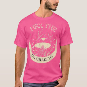 Camiseta Bruxa Feminista Mushroom Eye Moon Hex O Patriarca