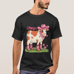 Camiseta Bruxa Floral Caprichosa com Vassoura e Flores