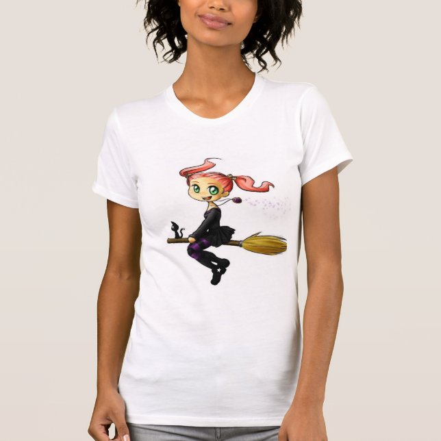 Camiseta Bruxa & gatinho (Frente)