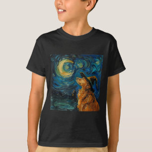 Camiseta Bruxa Golden Retriever Fofa _ Cachorro Engraçado H