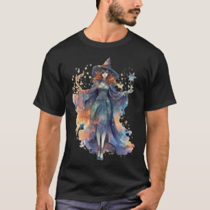 Camiseta Bruxa lançando um feitiço
