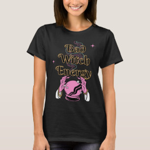 Camiseta Bruxa Má Assustadora Roupas de Halloween Adulto Gr
