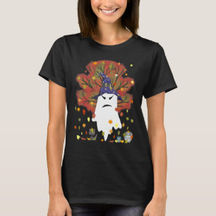 Camiseta Bruxa Má Fantasma Gato Preto Corujas Halloween Out
