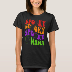 Camiseta Bruxa Mãe Assustadora Truque ou Tratamento Fantasm