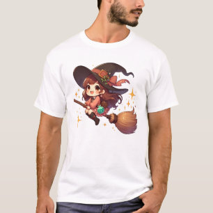 Camiseta Bruxa no Treinamento - Bruxa Branca Jovem