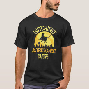 Camiseta Bruxa Nutricionista Humor de Halloween