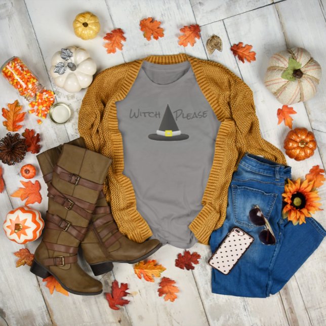 Camiseta Bruxa, por favor (Criador carregado)