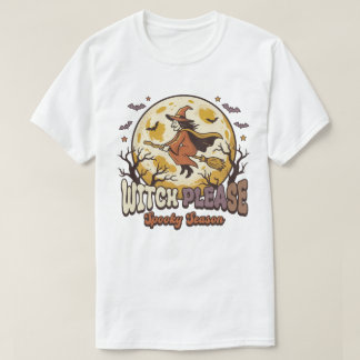 Camiseta BRUXA POR FAVOR,Bruxa de Halloween