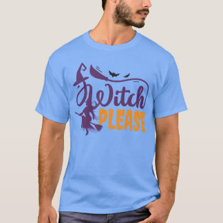 Camiseta Bruxa, por favor, garoto do Halloween