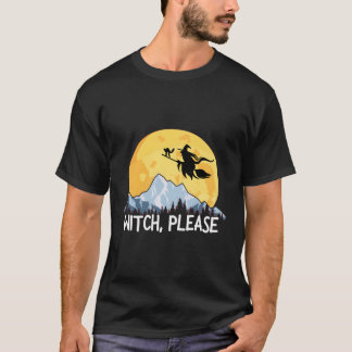 Camiseta Bruxa, Por Favor, Peitos De Halloween Cheios De Lu