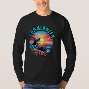 Camiseta bruxa Relaxada No Bebendo De Praia Tea Summerberry
