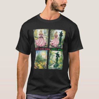 Camiseta Bruxa Rosa Combina Bem Com Bruxa Verde de Hallowee