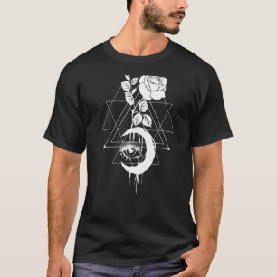 Camiseta Bruxa Rosa da Lua Occult Vintage