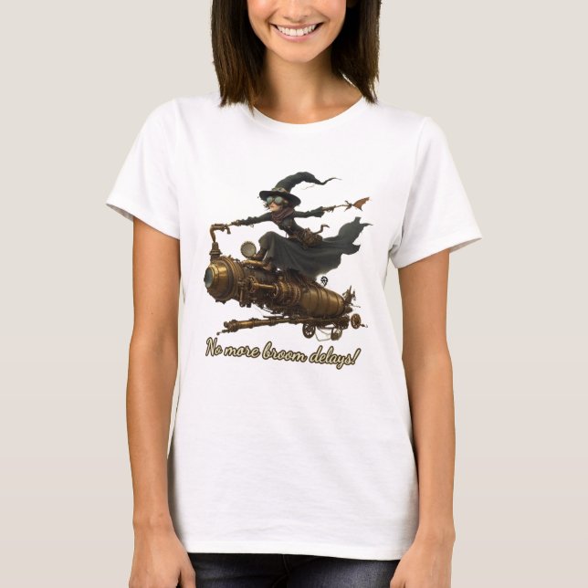 Camiseta Bruxa Steampunk (Frente)