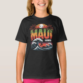 Camiseta Bruxa Surfando no Broom Maui Hawaii Halloween